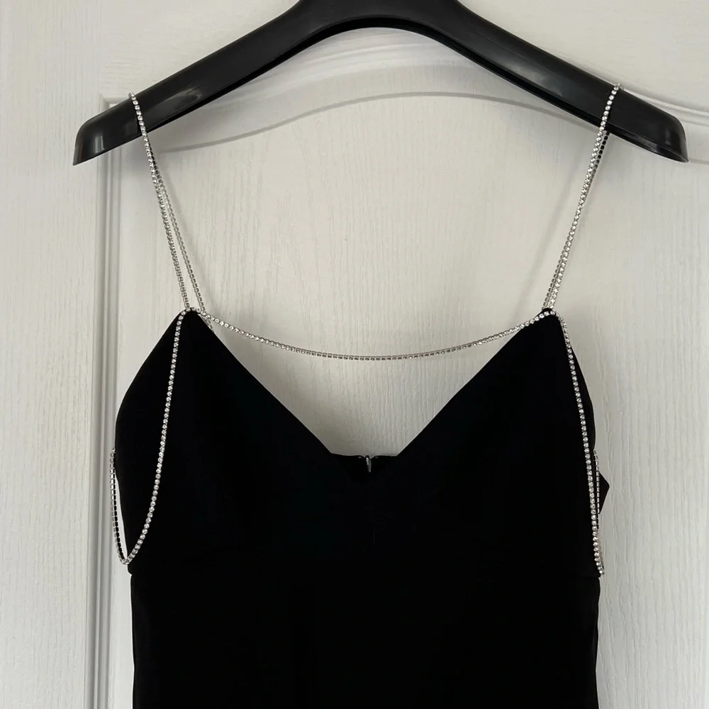 zara Rhinestone Strap Mini Dress - Picture 6 of 9